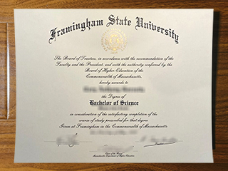 Framingham State University diploma