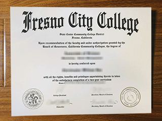 Fresno City College diploma