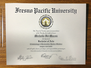 Fresno Pacific University diploma