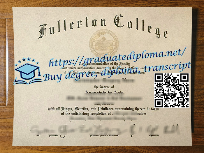 Fullerton College degree