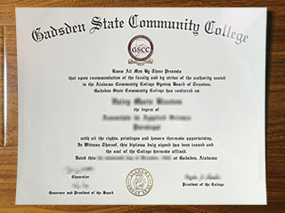 Gadsden State Community College diploma