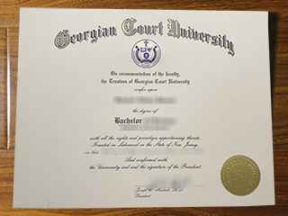 Georgian Court University diploma