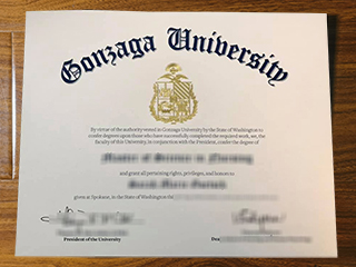 Gonzaga University diploma