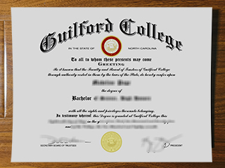 Guilford College diploma
