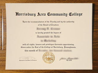 Harrisburg Area Community College diploma