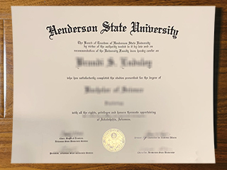 Henderson State University diploma