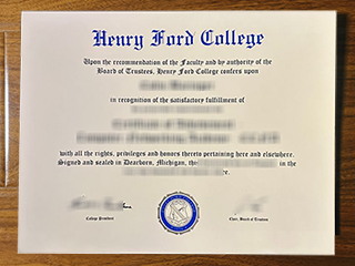 Henry Ford College diploma