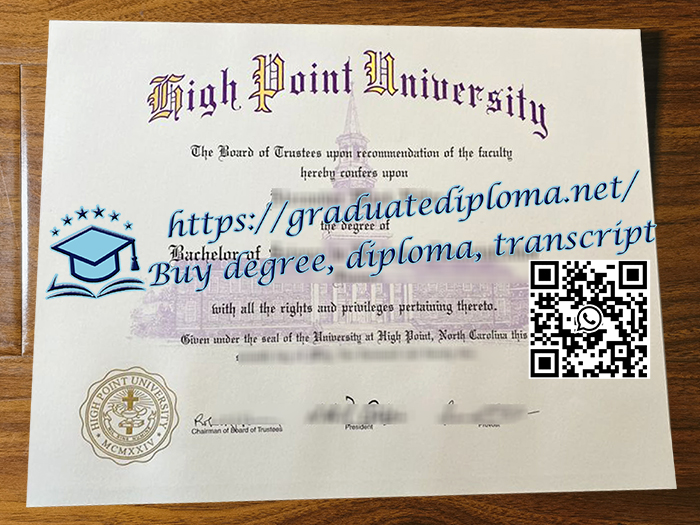 High Point University degree