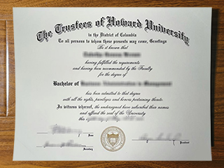 Howard University diploma