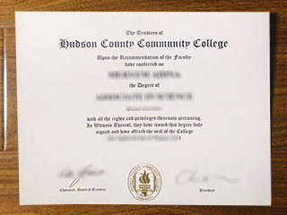 Hudson County Community College diploma