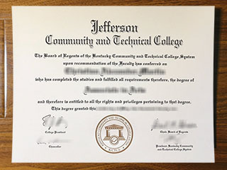 Jefferson Community and Technical College diploma