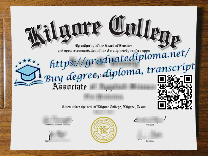 Kilgore College diploma