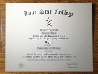 Lone Star College diploma