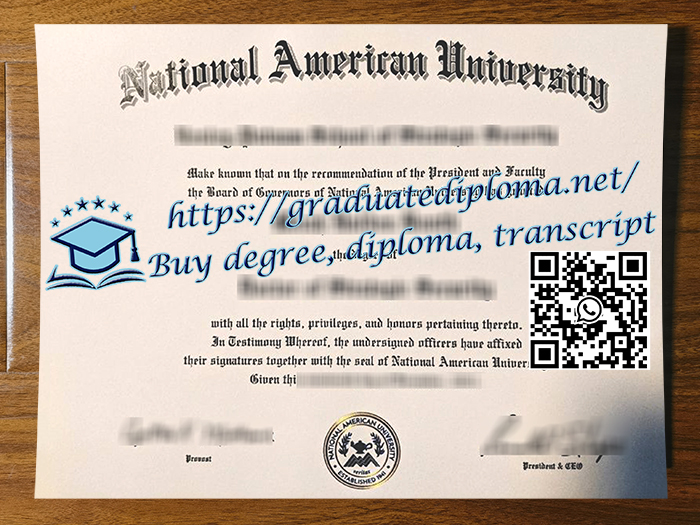 National American University degree