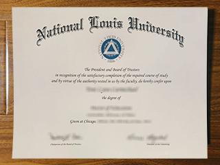 National Louis University diploma