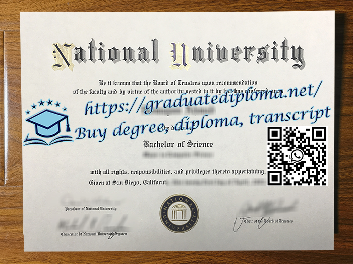 National University degree