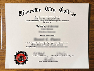Riverside City College diploma