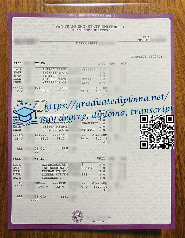 San-Francisco-State-University-transcript