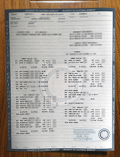 UC Berkeley transcript
