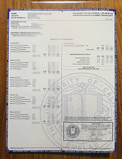 UCLA transcript