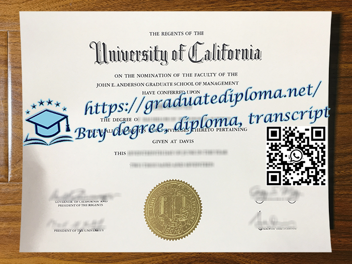 University of California Davis degree