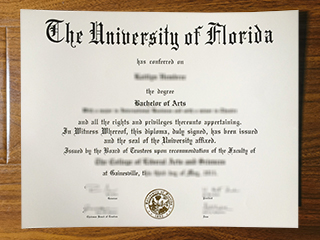 University of Florida diploma