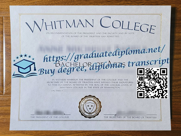 Whitman College degree