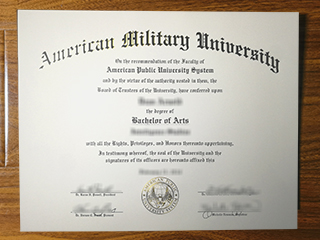 American Military University diploma