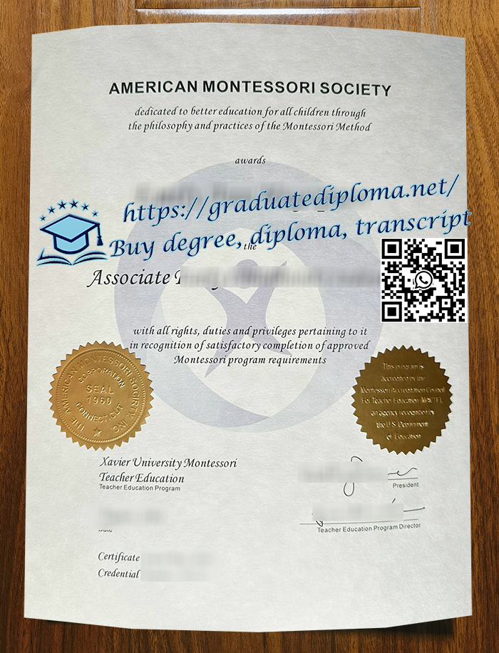 American Montessori Society degree