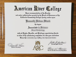 American River College diploma