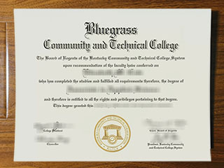 Bluegrass Community and Technical College diploma