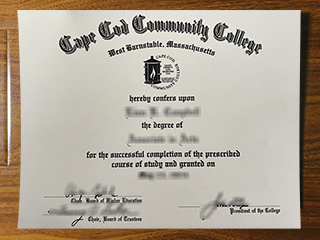 Cape Cod Community College diploma