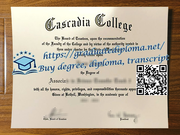 Cascadia College degree