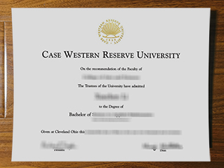 Case Western Reserve University diploma
