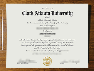 Clark Atlanta University diploma