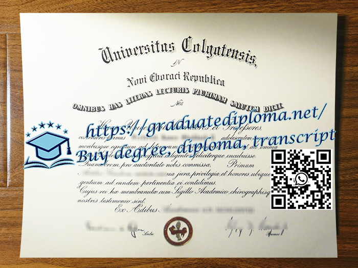 Colgate University degree