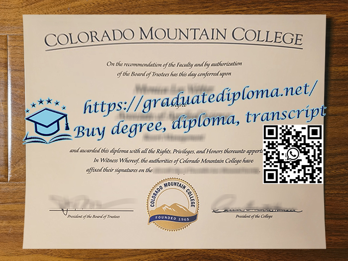 Colorado Mountain College degree
