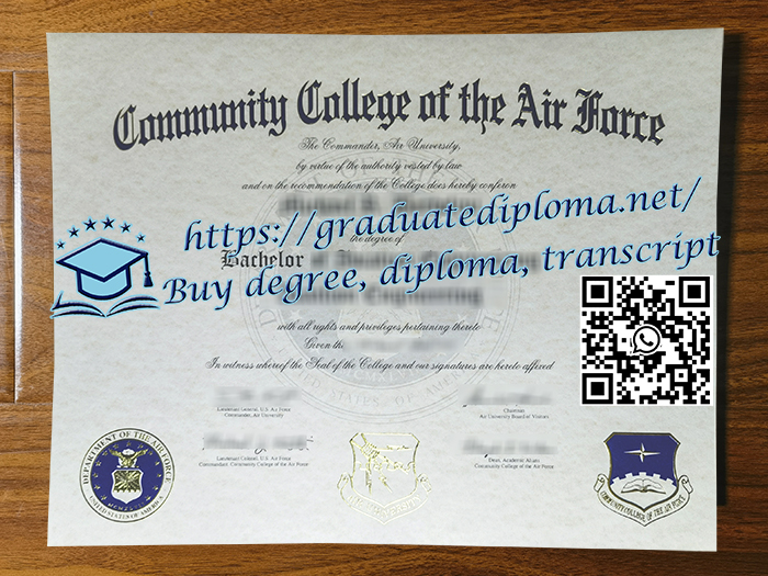 Community College of the Air Force degree