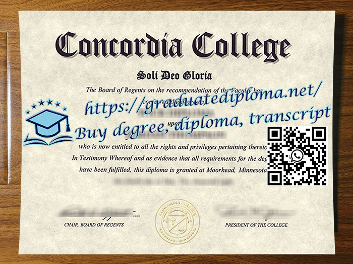 Concordia College degree