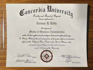 Concordia University Chicago diploma