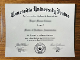 Concordia University Irvine diploma