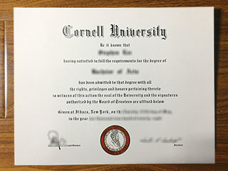 Cornell University diploma