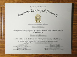 Covenant Theological Seminary diploma