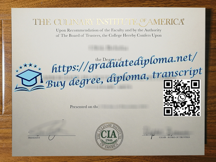 Culinary Institute of America degree