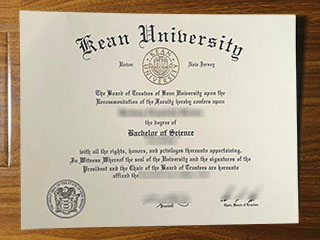 Kean University diploma