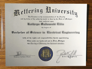 Kettering University diploma