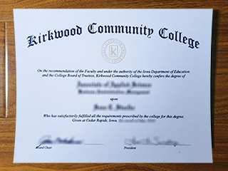 Kirkwood Community College diploma