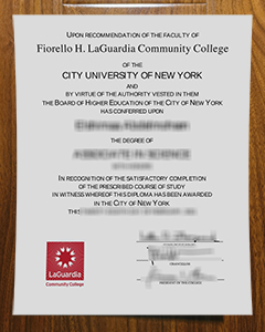 LaGuardia Community College diploma