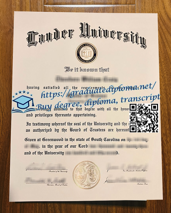 Lander University degree