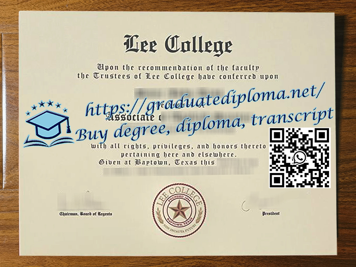 Lee College degree
